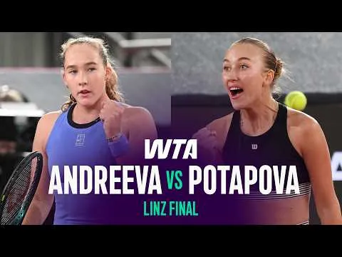Andreeva bat Potapova à Linz 2026 – Finale