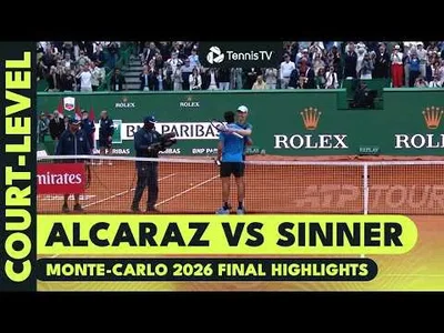 Jannik Sinner bat Carlos Alcaraz à Monte-Carlo 2026 – Finale