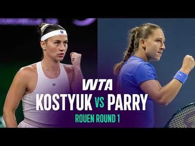 Marta Kostyuk écarte Diane Parry à Rouen 2026 – 1er tour