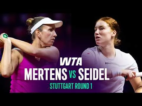 Elise Mertens bat Ella Seidel à Stuttgart 2026 – Premier tour