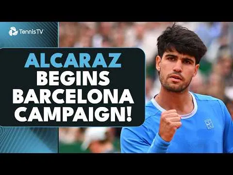 Alcaraz bat Virtanen à Barcelone 2026 – 1er tour