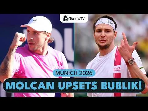 Molcan bat Bublik à Munich 2026 – 1er tour
