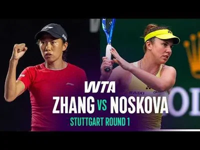 Linda Noskova bat Shuai Zhang à Stuttgart 2026 – Premier tour