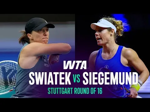 Swiatek bat Siegemund à Stuttgart 2026 – Deuxième tour
