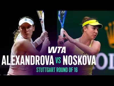 Noskova terrasse Alexandrova à Stuttgart 2026 – 2e tour