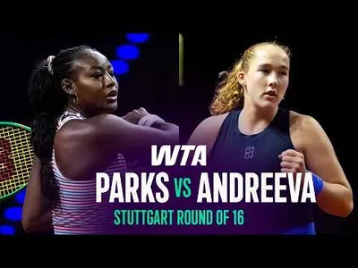 Andreeva bat Parks à Stuttgart 2026 – 2e tour