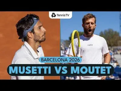 Lorenzo Musetti bat Corentin Moutet à Barcelone 2026 – 2e tour