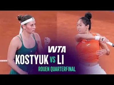 Marta Kostyuk bat Ann Li à Rouen 2026 – Quart de finale