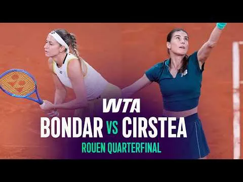 Sorana Cirstea bat Anna Bondar à Rouen 2026 – Quart de finale