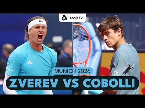 Flavio Cobolli bat Alexander Zverev à Munich 2026 – Demi-finale