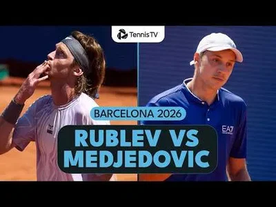 Rublev bat Medjedovic à Barcelone 2026 – Demi-finale