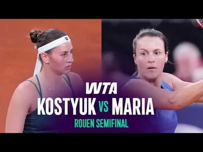 Kostyuk bat Maria à Rouen 2026 – Demi-finale