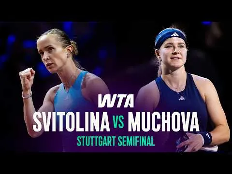 Karolina Muchova bat Elina Svitolina à Stuttgart 2026 – Demi-finale