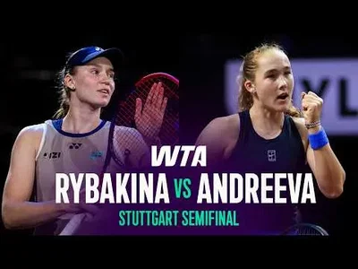 Elena Rybakina bat Mirra Andreeva à Stuttgart 2026 – Demi-finale
