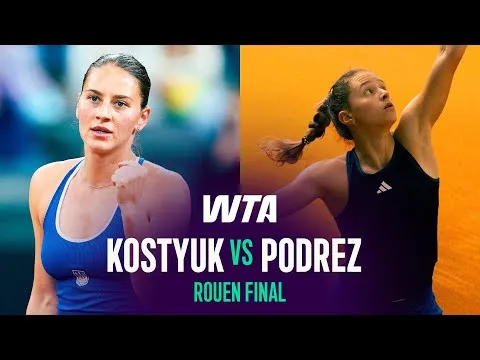 Marta Kostyuk bat Veronika Podrez à Rouen 2026 – Finale