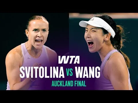 Elina Svitolina bat Xinyu Wang à Auckland 2026 – Finale
