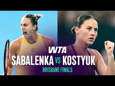 Sabalenka bat Kostyuk à Brisbane 2026 – Finale