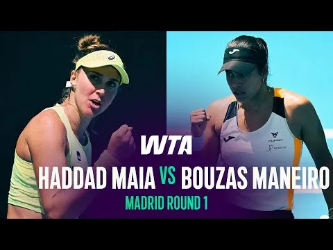 Bouzas Maneiro bat Haddad Maia à Madrid 2026 – Premier tour