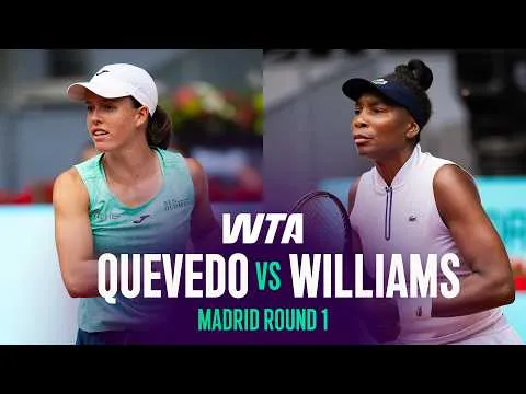 Quevedo bat Williams à Madrid 2026 – Premier tour