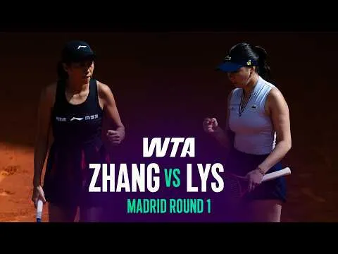 Shuai Zhang bat Eva Lys à Madrid 2026 – 1er tour