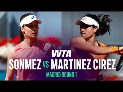 Zeynep Sonmez bat Carlota Martinez Cirez à Madrid 2026 – Premier tour