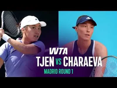 Janice Tjen bat Alina Charaeva à Madrid 2026 – Premier tour