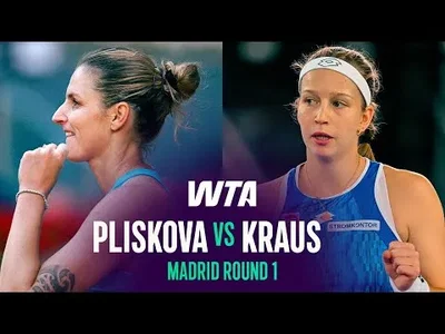 Pliskova bat Kraus à Madrid 2026 – Premier tour