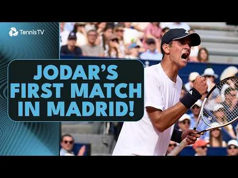 Rafael Jodar bat Jesper De Jong à Madrid 2026 – Premier tour