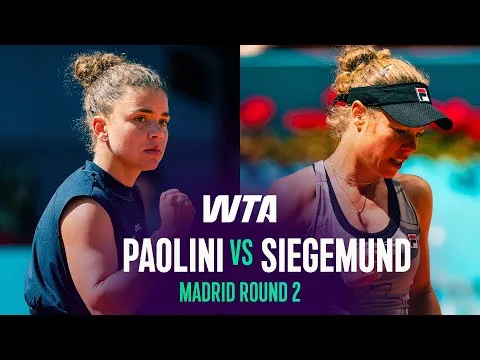 Paolini bat Siegemund à Madrid 2026 – 2e tour
