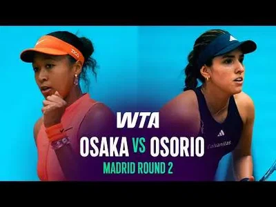 Naomi Osaka domine Camila Osorio au Madrid 2026 – 2e tour