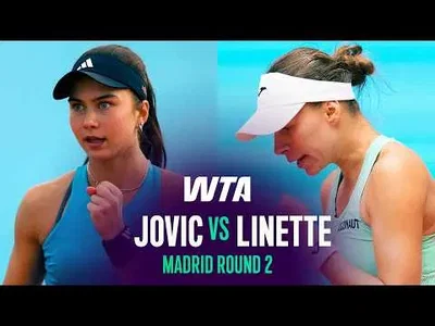 Jovic domine Linette au Madrid 2026 – 2e tour
