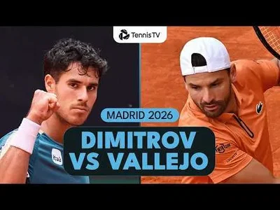 Vallejo bat Dimitrov à Madrid 2026 – 1er tour