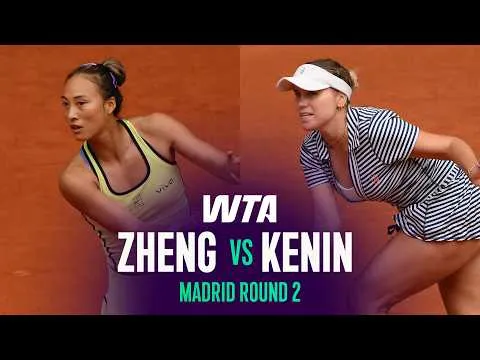 Zheng Qinwen bat Sofia Kenin à Madrid 2026 – 2e tour