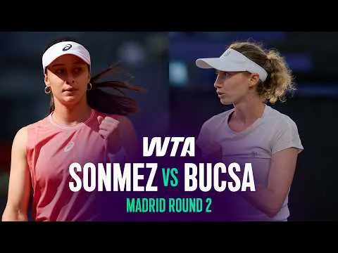 Zeynep Sonmez bat Cristina Bucsa à Madrid 2026 – 2e tour