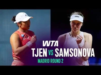 Samsonova bat Tjen à Madrid 2026 – 2e tour