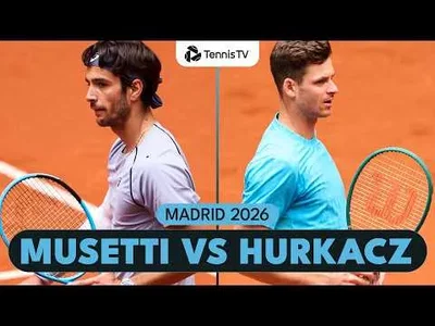 Musetti bat Hurkacz à Madrid 2026 – 2e tour