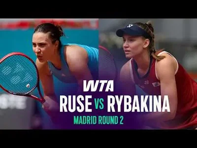 Elena Rybakina bat Elena-Gabriela Ruse à Madrid 2026 – 2e tour
