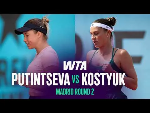 Kostyuk bat Putintseva à Madrid 2026 – 2e tour