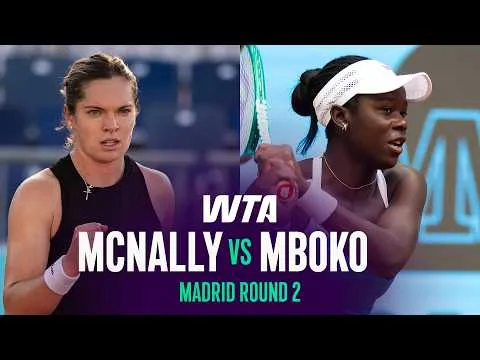 Mcnally domine Mboko à Madrid 2026 – 2e tour