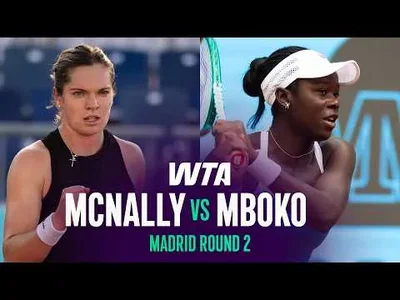 Mcnally domine Mboko à Madrid 2026 – 2e tour