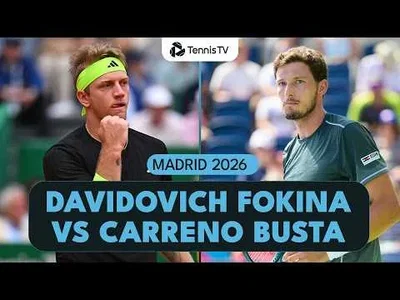 Davidovich Fokina bat Carreño Busta à Madrid 2026 – 2e tour