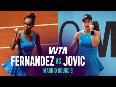 Fernandez bat Jovic à Madrid 2026 – Troisième tour