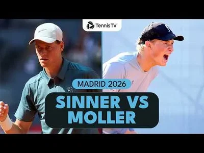 Jannik Sinner bat Elmer Moller à Madrid 2026 – 3e tour