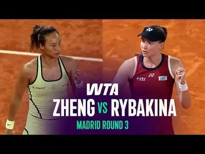 Rybakina domine Zheng à Madrid 2026 – 3e tour