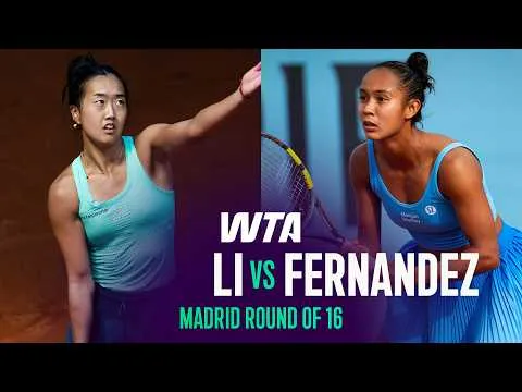 Fernandez bat Li à Madrid 2026 – Huitièmes de finale