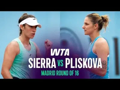 Pliskova bat Sierra à Madrid 2026 – Huitième de finale