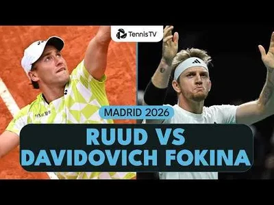 Casper Ruud domine Alejandro Davidovich Fokina au Madrid 2026 – 3e tour