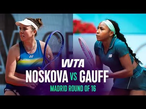 Linda Noskova bat Cori Gauff à Madrid 2026 – Huitième de finale
