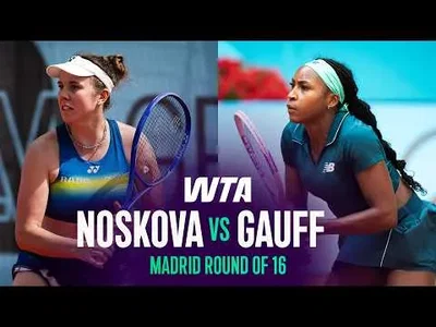 Linda Noskova bat Cori Gauff à Madrid 2026 – Huitième de finale