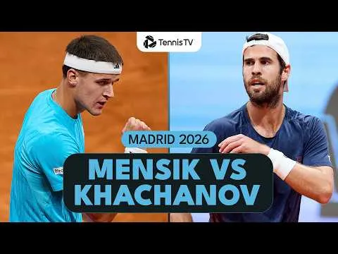 Jakub Mensik bat Karen Khachanov à Madrid 2026 – 3e tour